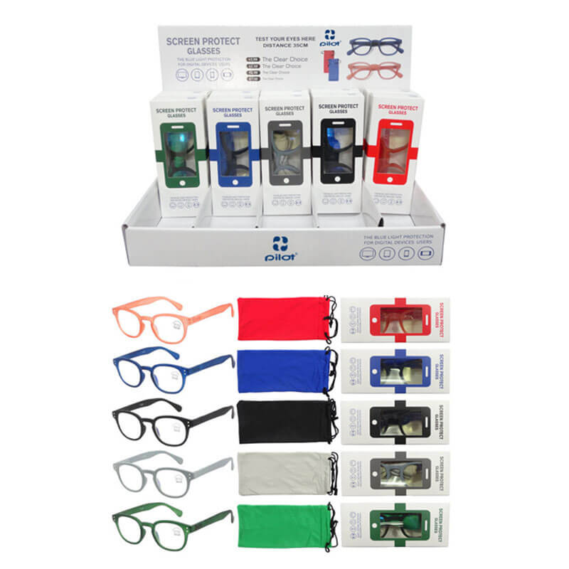 Anti Blue Light Glasses Counter Display 30 Pcs Package