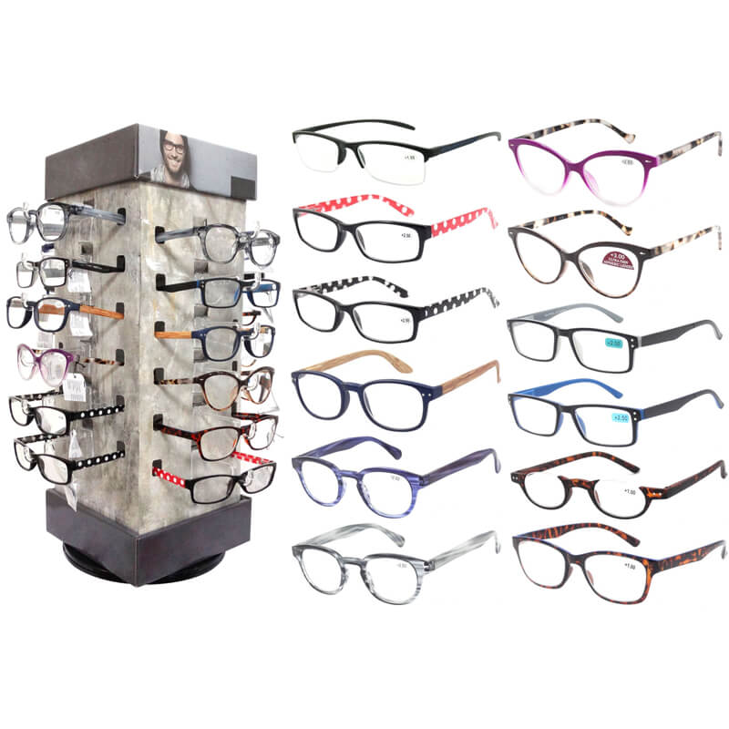 Reading Glasses Counter Display 24 Pcs Package FD016